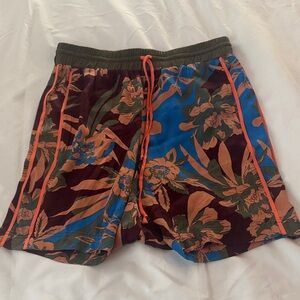 Free people flowy floral boho short size XS